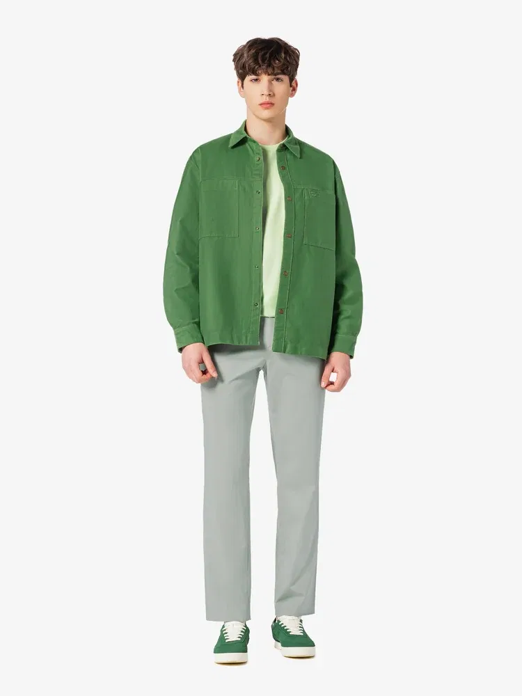 Чиносы из стретч-хлопка LACOSTE, Gray — фото 2