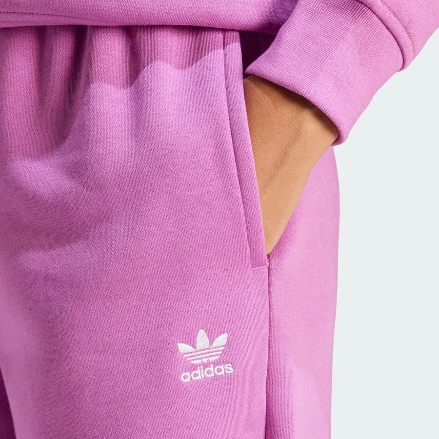 Спортивные штаны с высоким поясом Originals Essentials Fleece Joggers adidas, Фиолетовый — фото 4