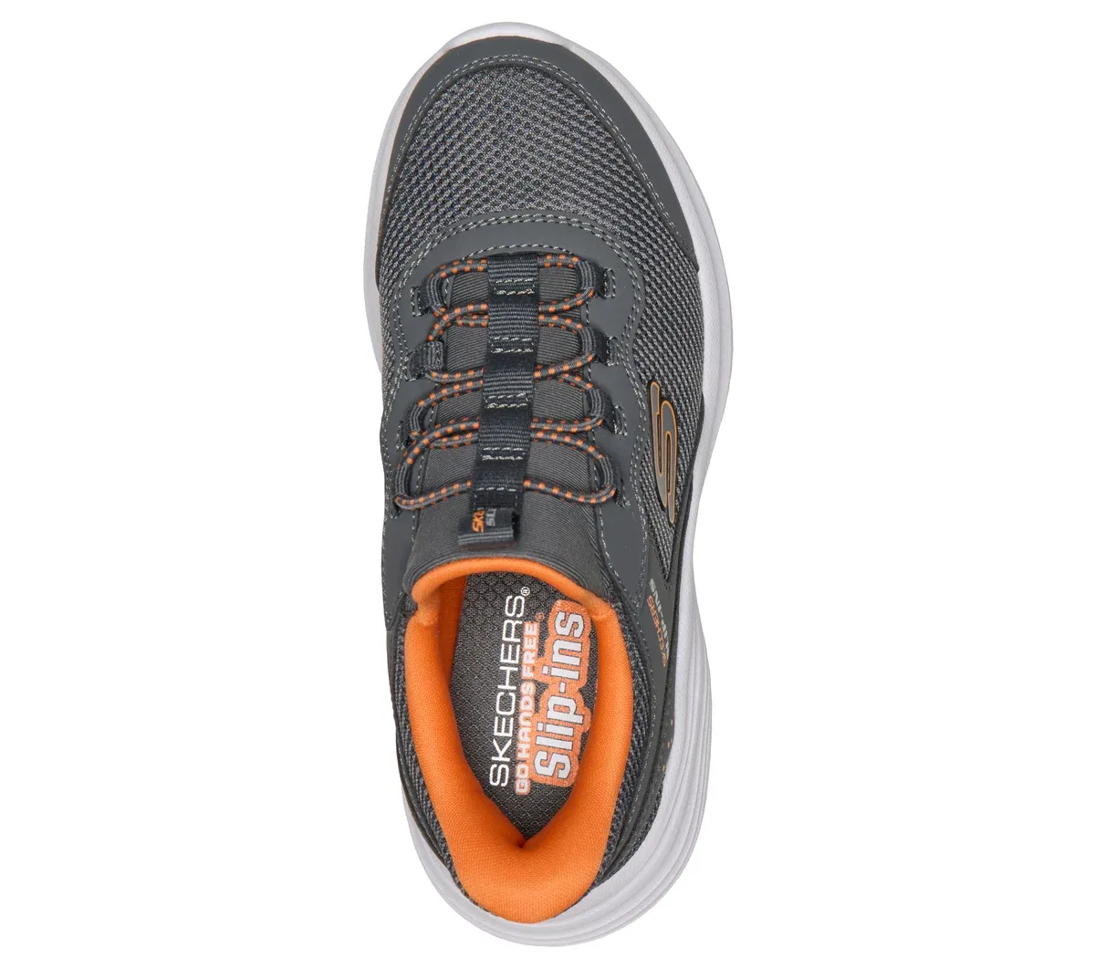 Детские слипоны Bounder Pro Skechers, угольный — фото 2