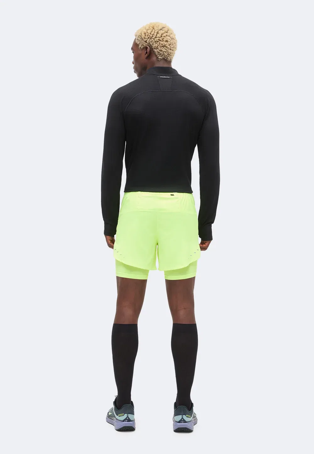 Stride hybrid - шорты 2-в-1 Nike Performance, Volt Ice — фото 3
