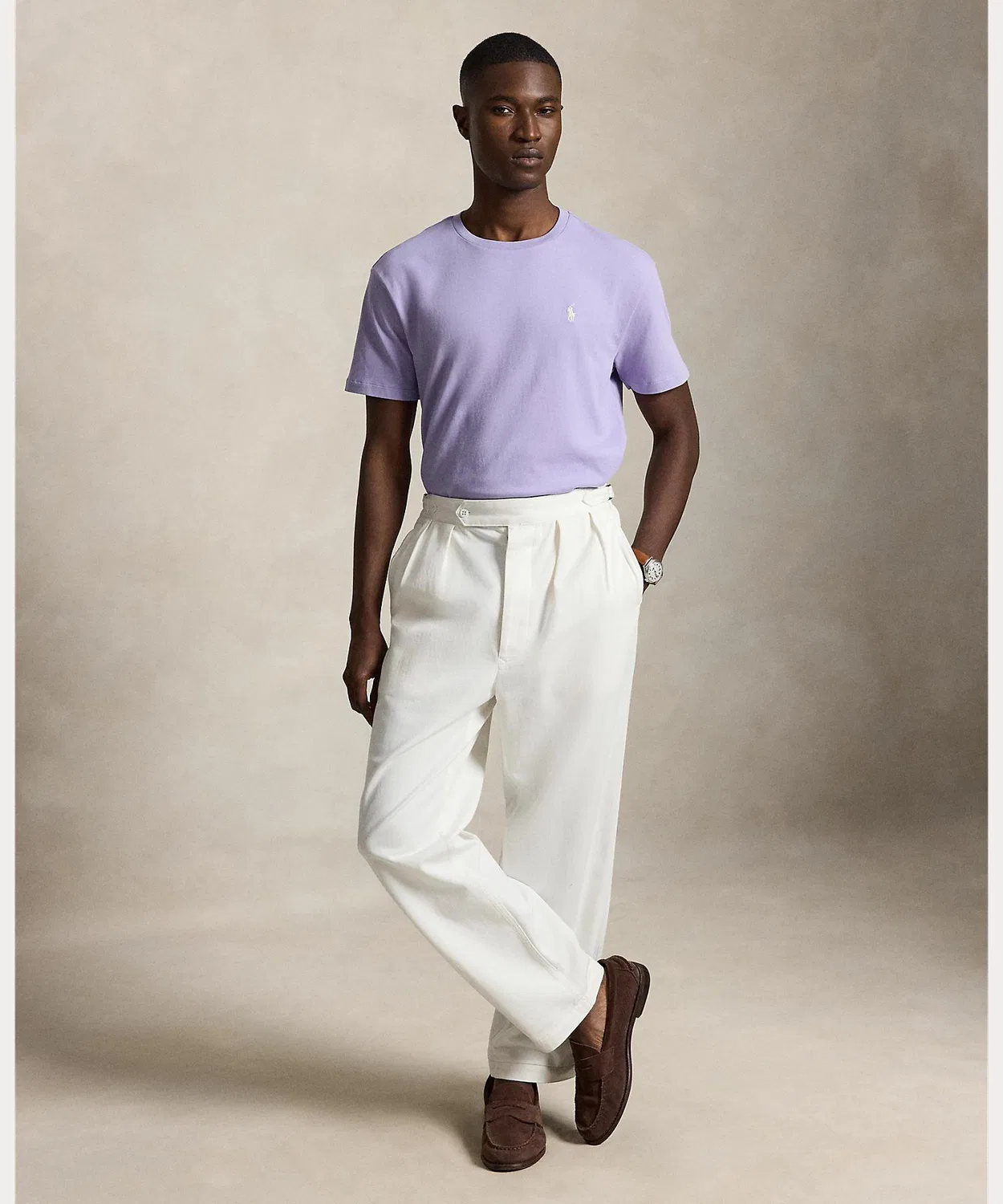 Мужская футболка с коротким рукавом Classic Fit POLO RALPH LAUREN, Purple — фото 4