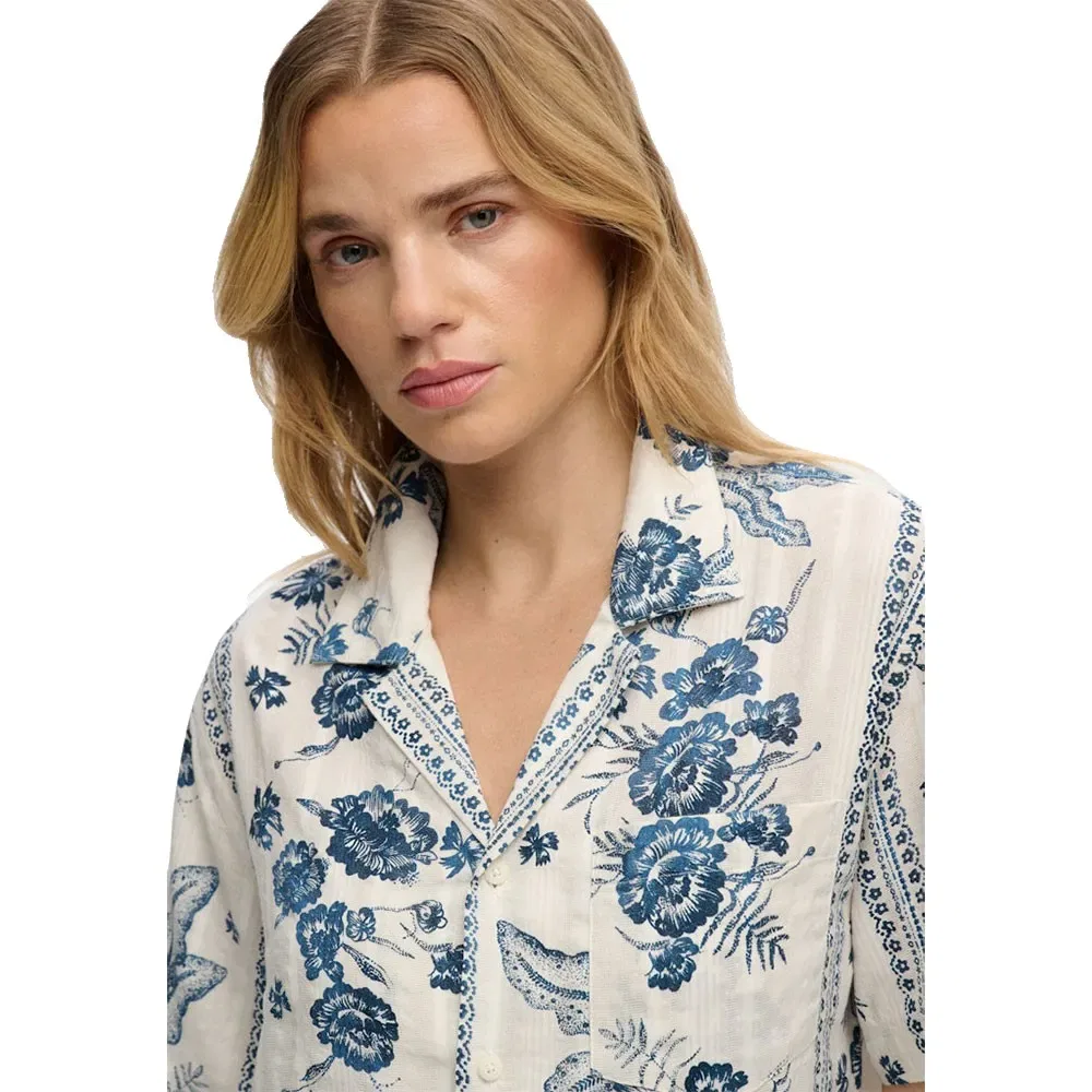 Футболка с принтом Beach Superdry, белый — фото 3