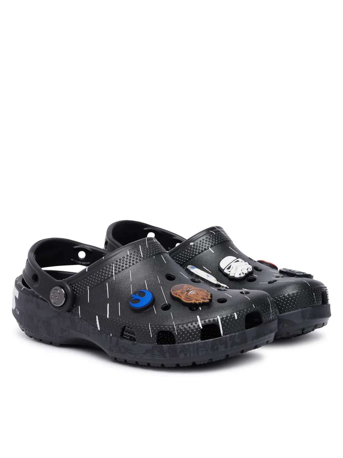Шлепанцы для мальчика Star Wars Hyperspace Classic Clog Crocs, черный — фото 2