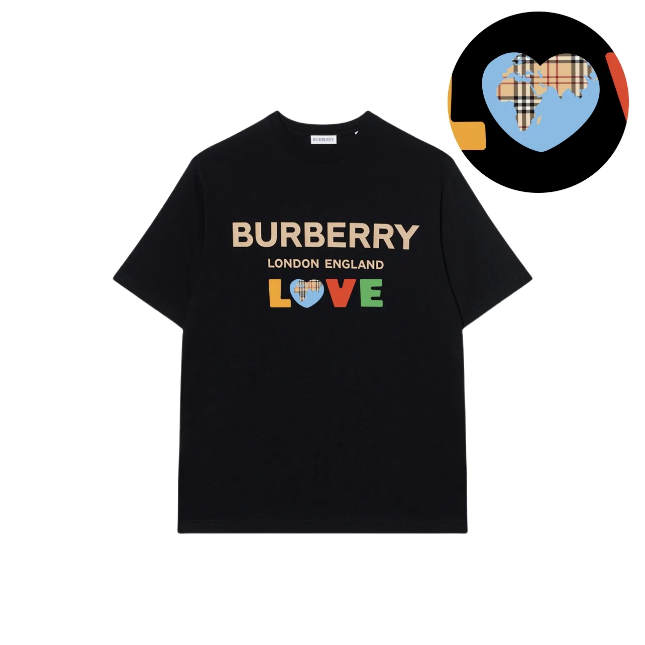 Футболка с принтом Burberry, Black