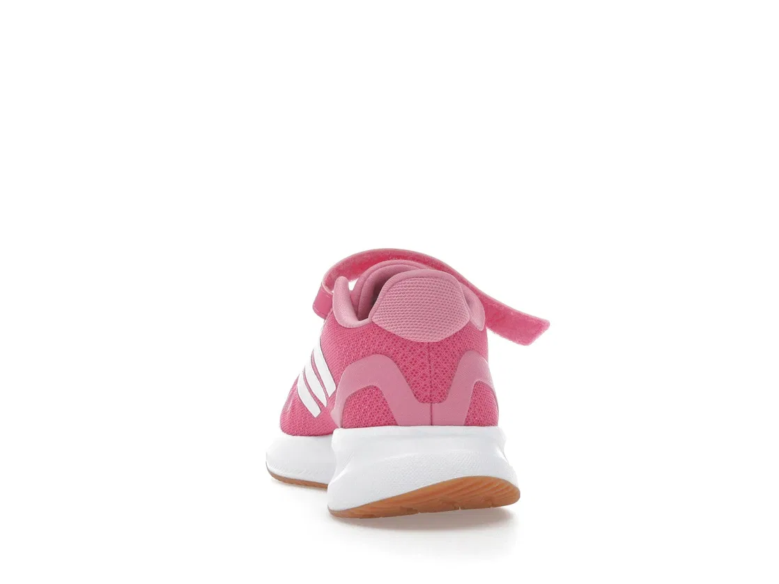 Детские кроссовки с длинным шнурком Adidas Runfalcon 5, Pulse Magenta Cloud White Bliss Pink — фото 4