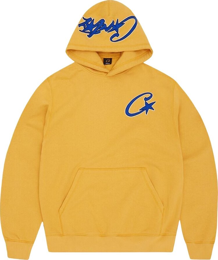 

Худи Corteiz Satin C Star Appliqué 'Mustard', желтый