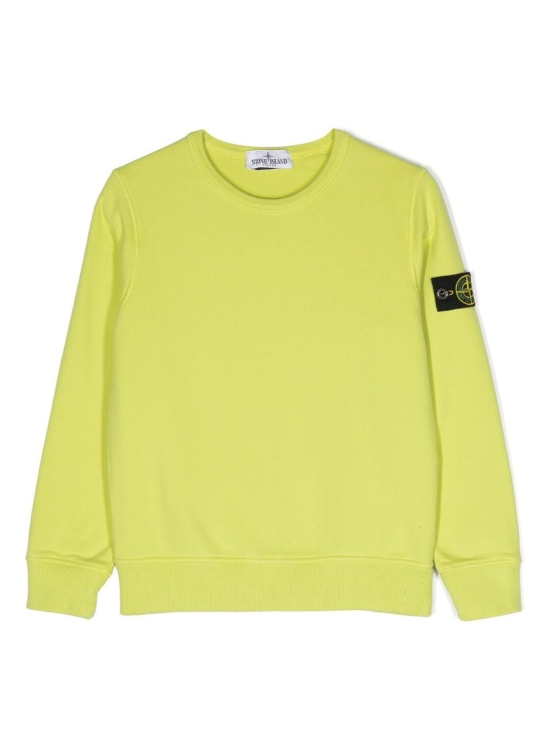 

Stone Island Junior толстовка с логотипом Compass, зеленый