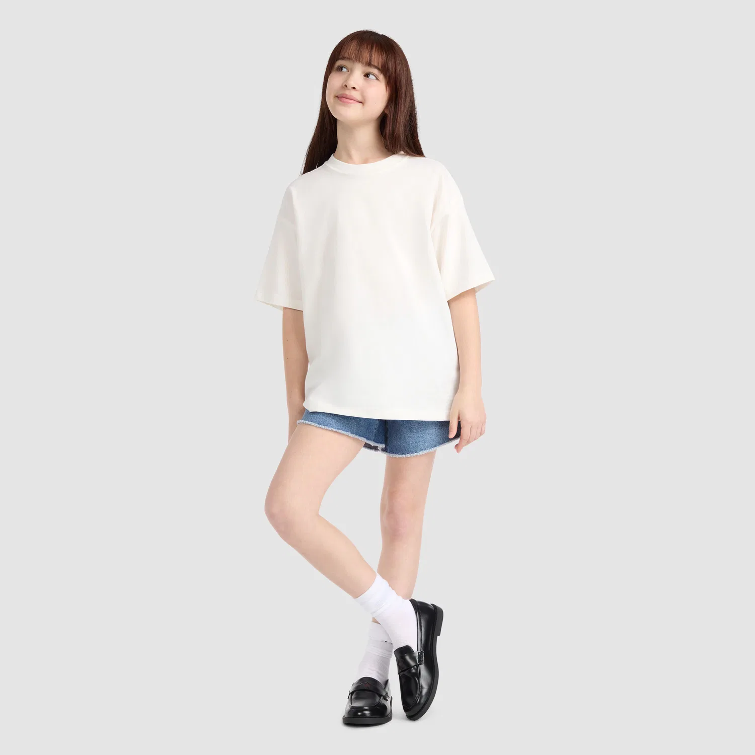 Джинсовые шорты A-Line для девочек 7-16 лет Levi's, Light Wash — фото 3