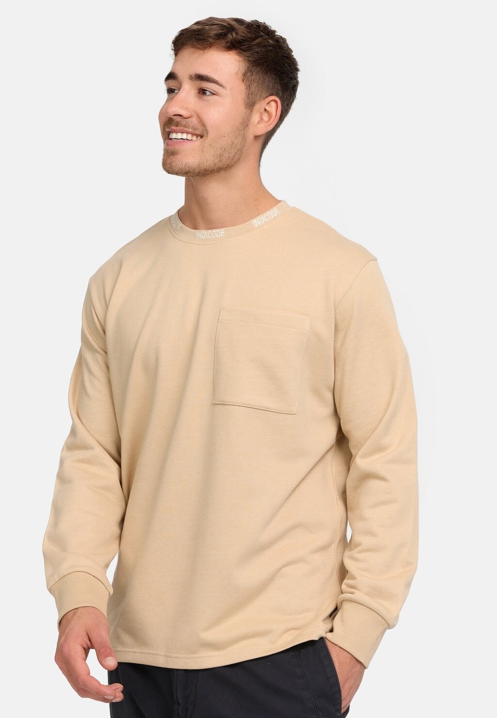 

Толстовка INWHANN INDICODE JEANS, цвет irish cream