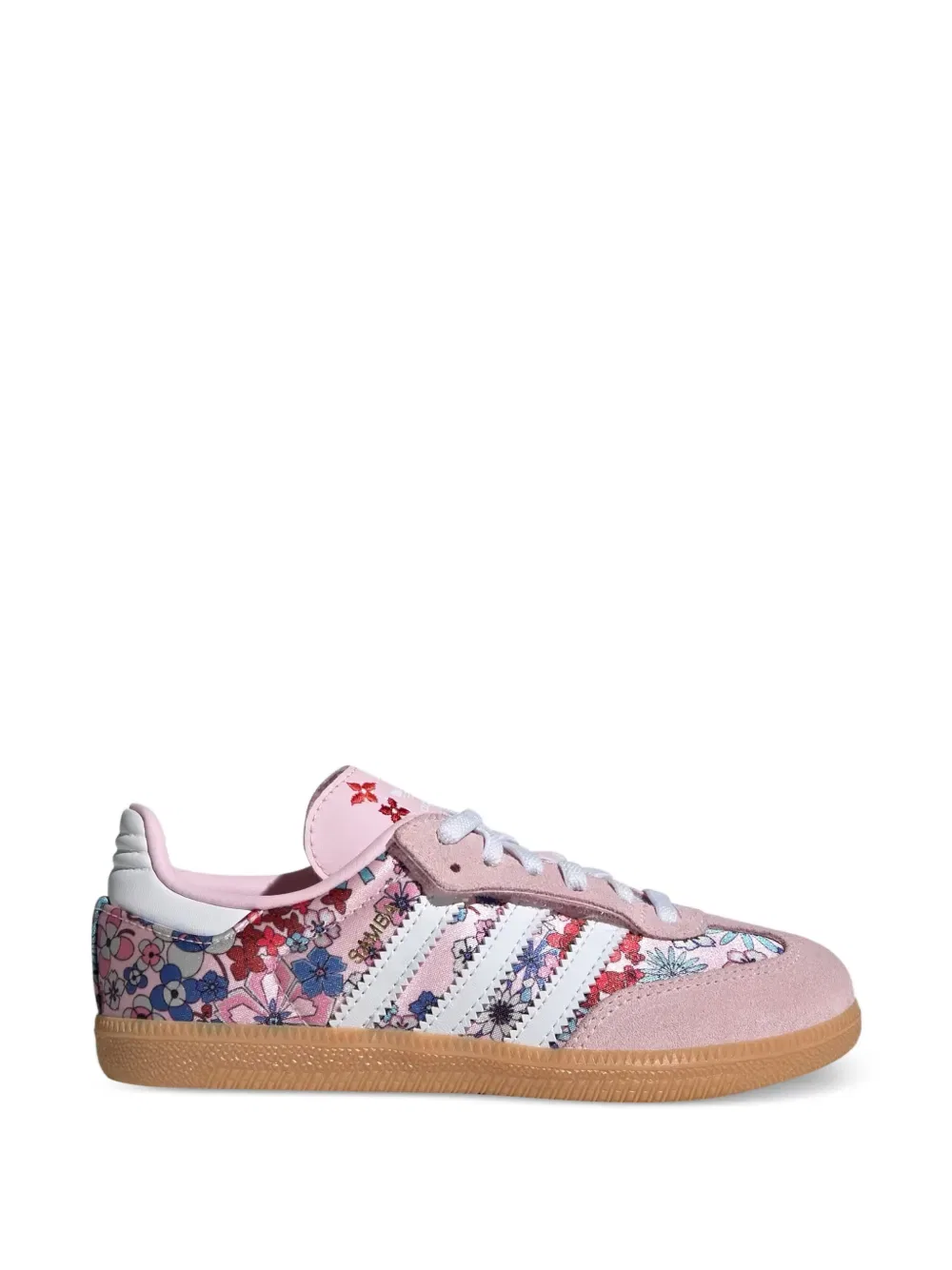 Кроссовки Samba og Freedom London с цветочным принтом Adidas Kids, розовый