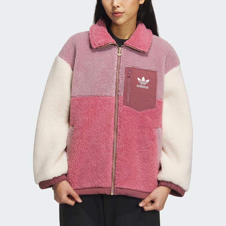 Adidas Originals Куртка женская розовая рок, Stratum Powder — фото 4