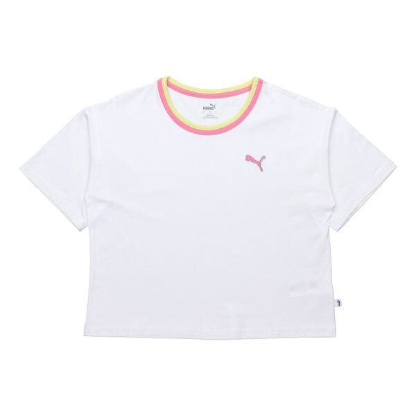 

Футболка celebration style round-neck white Puma, белый