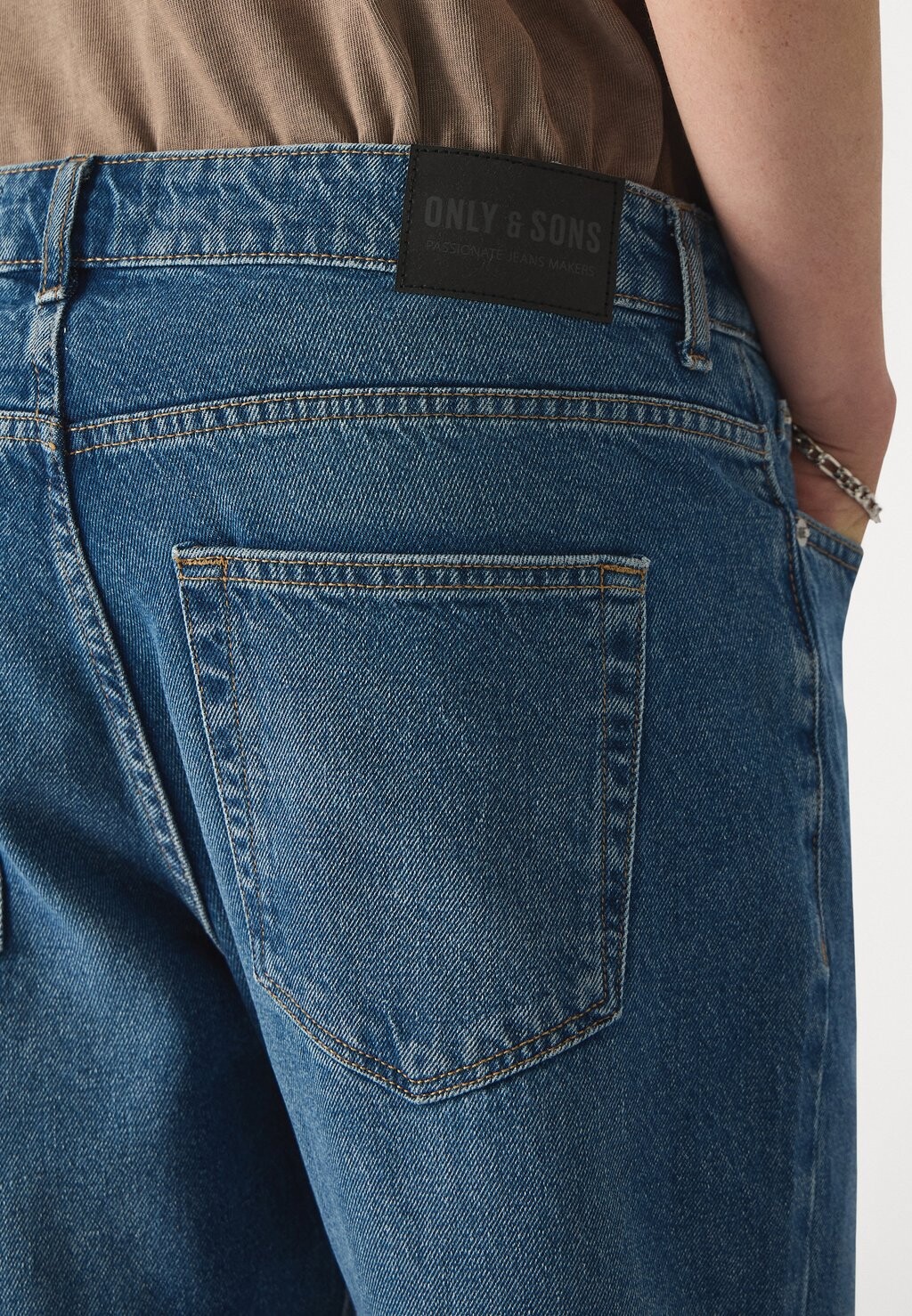 

Джинсы свободного кроя ONSYOKE TAPERED FIT Only & Sons, синие джинсы