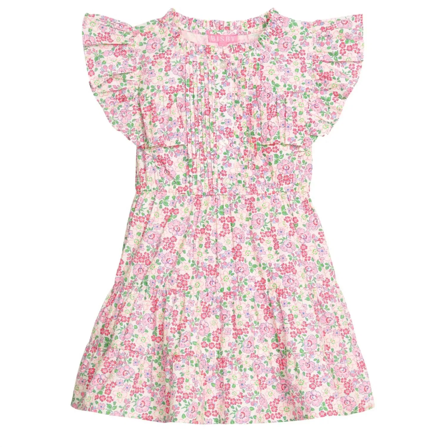 Bisby Платье Rodeo Floral Dress в розовом цвете от Bloomsbury Blossoms — фото 4