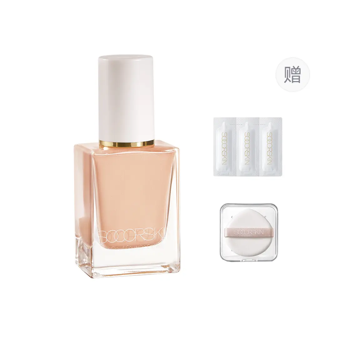 

SOCORSKIN Туманное облако пастельно-розовый крем Natural для длительного увлажнения и осветления тона кожи 30мл