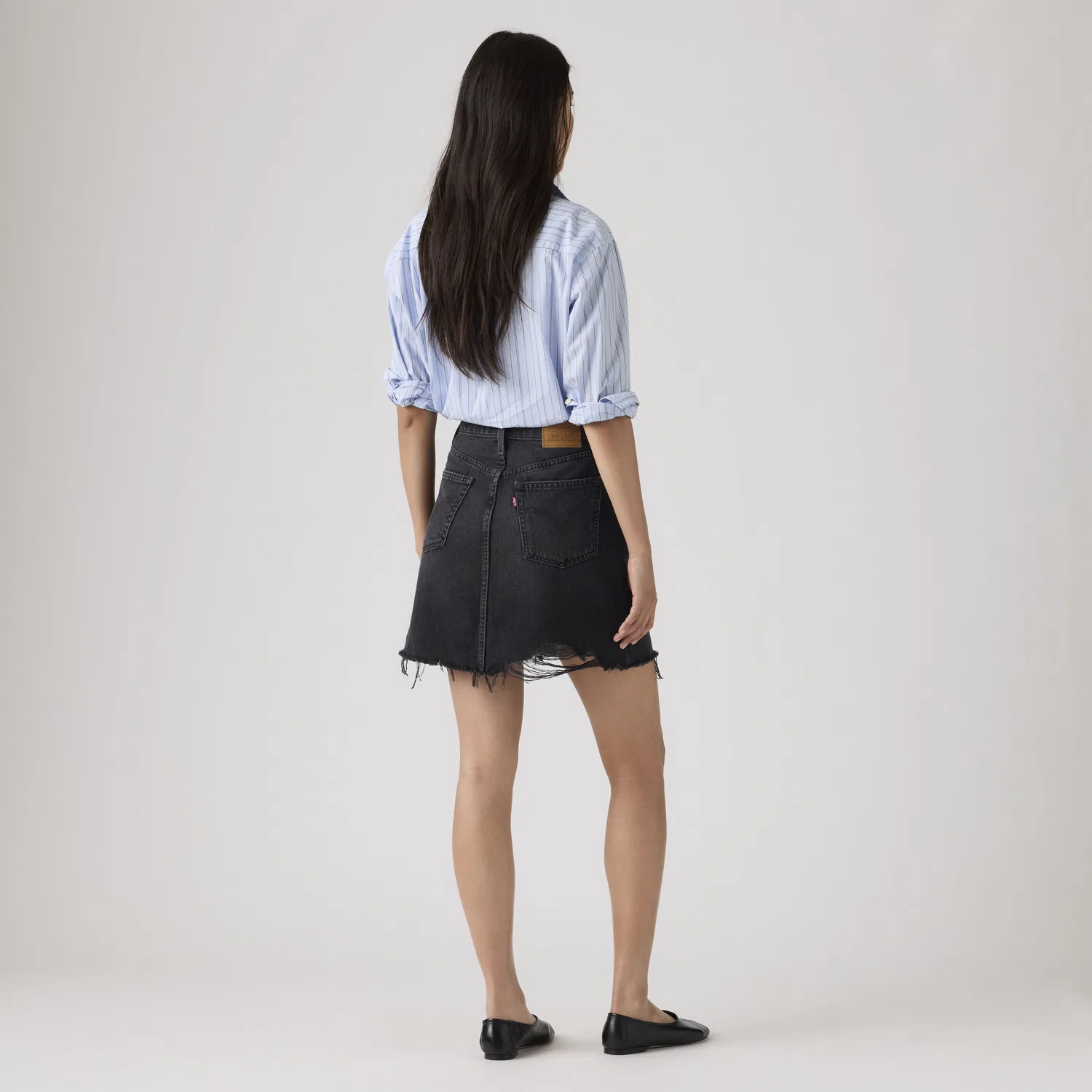 Деконструированная юбка Levi's, Black — фото 3