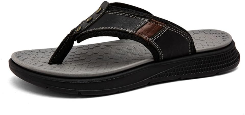 

Мужские шлепанцы Adornosbt: легкие вьетнамки, прочные для ходьбы, 5915 Brown