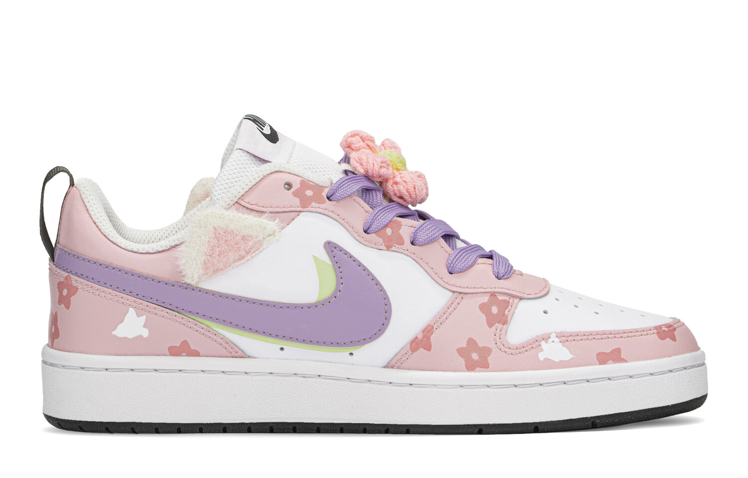 

Кроссовки Nike Court Borough Skateboard Shoes Women's Low-Top Purple/Pink