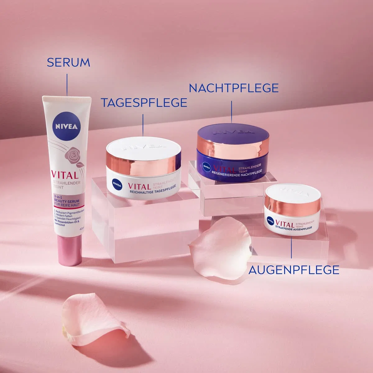 Сыворотка Nivea — Для лица Vital Strahlender Teint -в-1 от, 40 мл — фото 4
