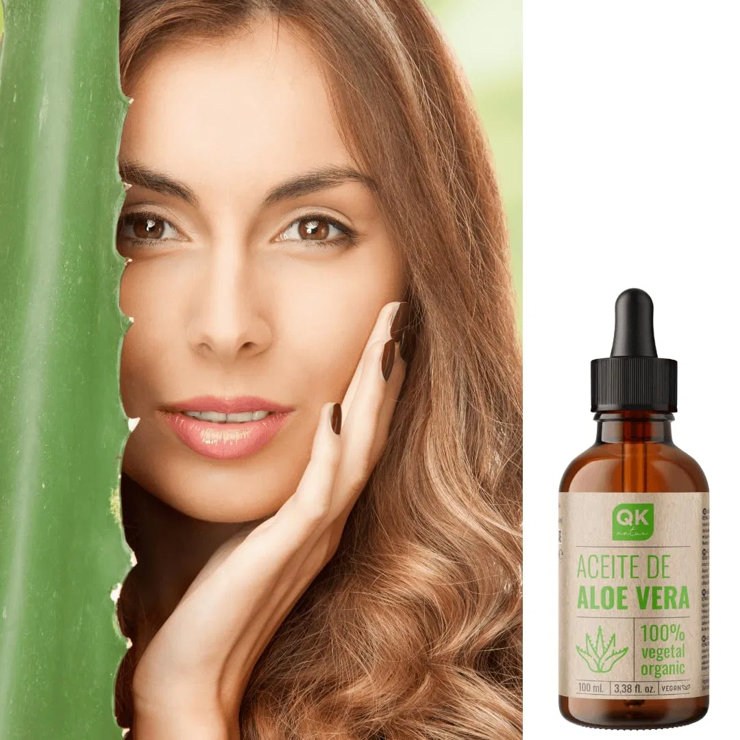 Чистое натуральное органическое масло алоэ вера «ALOE VERA ÖL» от QKnatur, 100 мл, 2 шт. Qknatur — фото 4