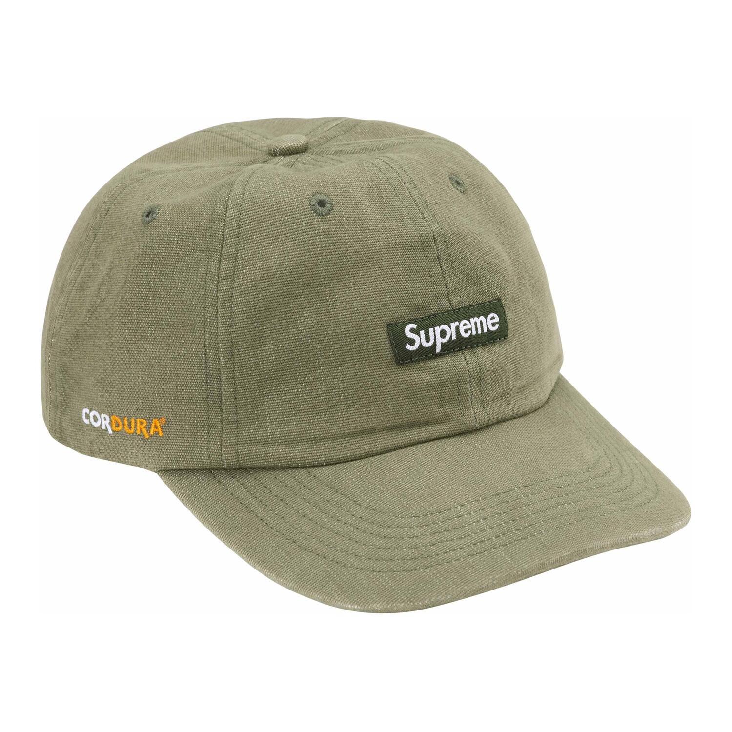 

Supreme Кепка из джинсовой ткани Cordura Small Box 6 Panel, Green