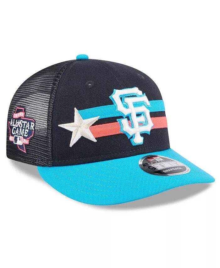 

Мужская темно-синяя бейсболка San Francisco Giants 2024 MLB All-Star Game Meshback Low Profile 9FIFTY Snapback New Era