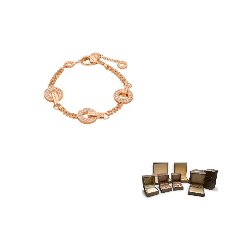 

BVLGARI Браслет из розового золота 18 карат для женщин Rose Gold
