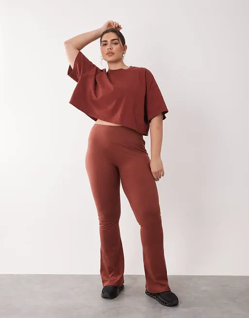 

4505 Curve Icon укороченная футболка из плотного хлопка с быстросохнущим покрытием цвета янтаря