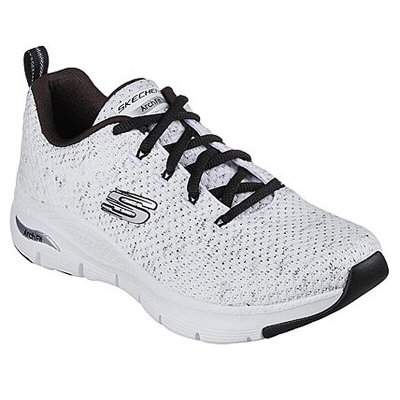 Женские прогулочные кроссовки Skechers 149713_WBK Белый со шнурками — фото 2