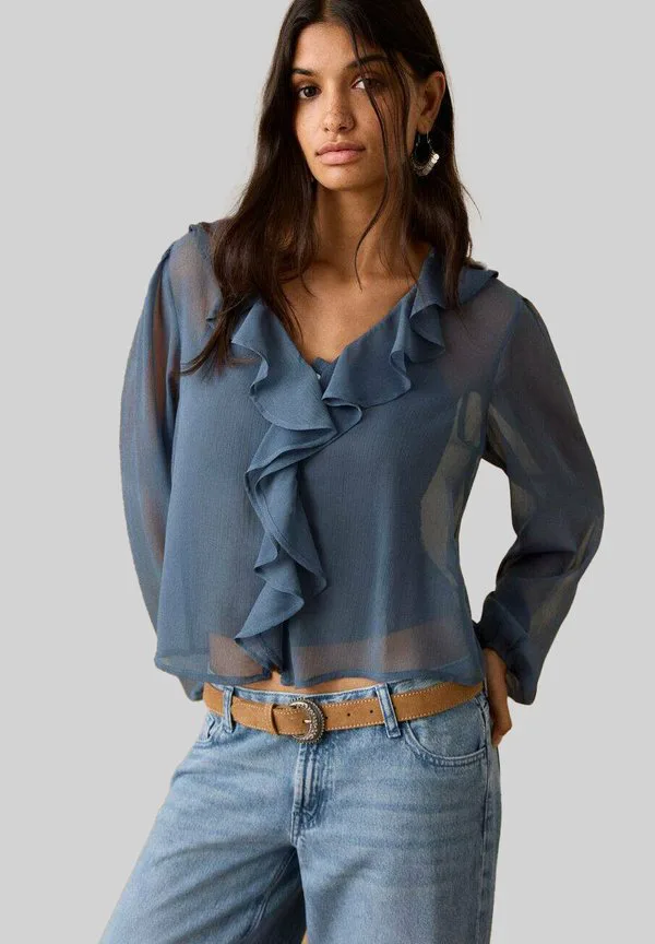 Подростковая блузка Mango Kids, Hemelsblauw
