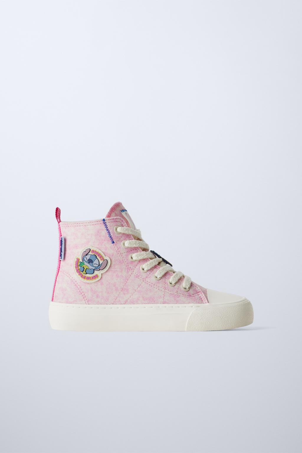 

Высокие кроссовки lilo & stitch disney ZARA, розовый