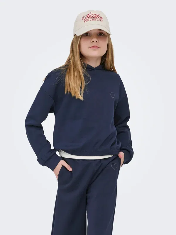 Толстовка Kogada cooper sweat hoodie Only Girls, цвет темно-синий — фото 2