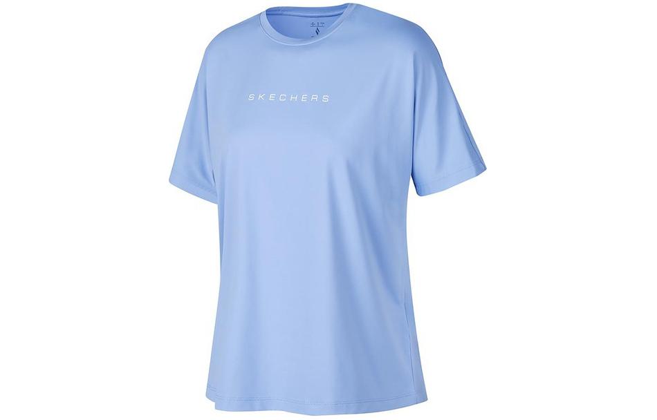 

Skechers Футболка Women's Sky Blue, Синий, Skechers Футболка Women's Sky Blue