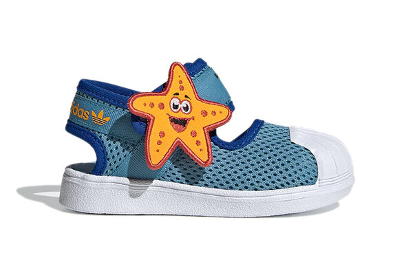 Сандалии оригинальные superstar 360 sndl i primeblue Adidas, синий — фото 2