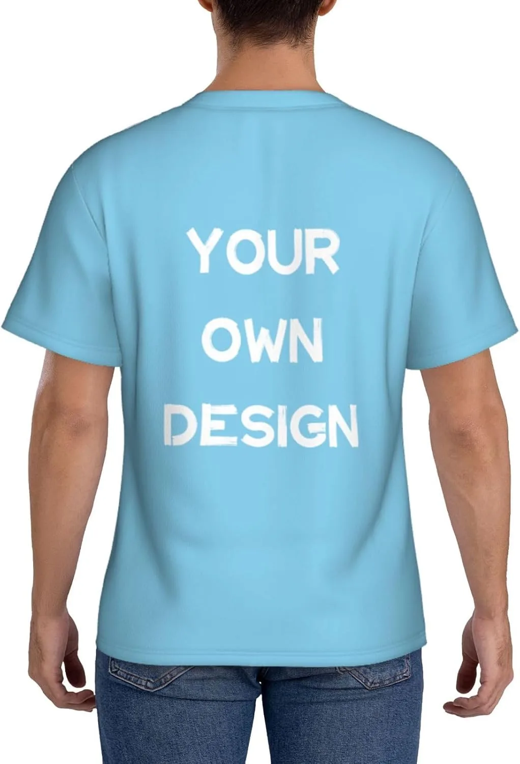Футболка с принтом Custom Shirt с логотипом и текстом — фото 3