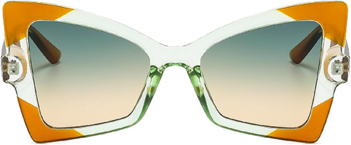 

Ретро-солнцезащитные очки «кошачий глаз», винтажные солнцезащитные очки в форме бабочки, яркие женские солнцезащитные очки, модные солнцезащитные очки для вечеринки mincl, Green