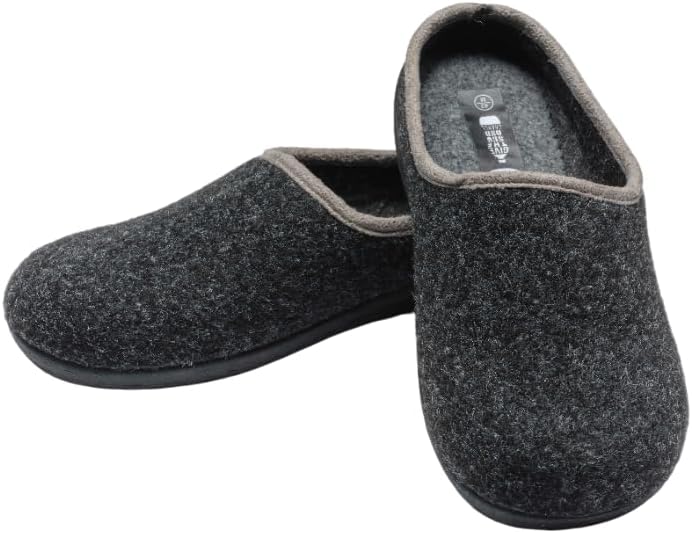 

I WUZZA BOTTLE NOW COMFY Экологичные мужские тапочки: переработанные, ультракомфортные, мягкие, идеально подходят для дома и улицы, Anthracite