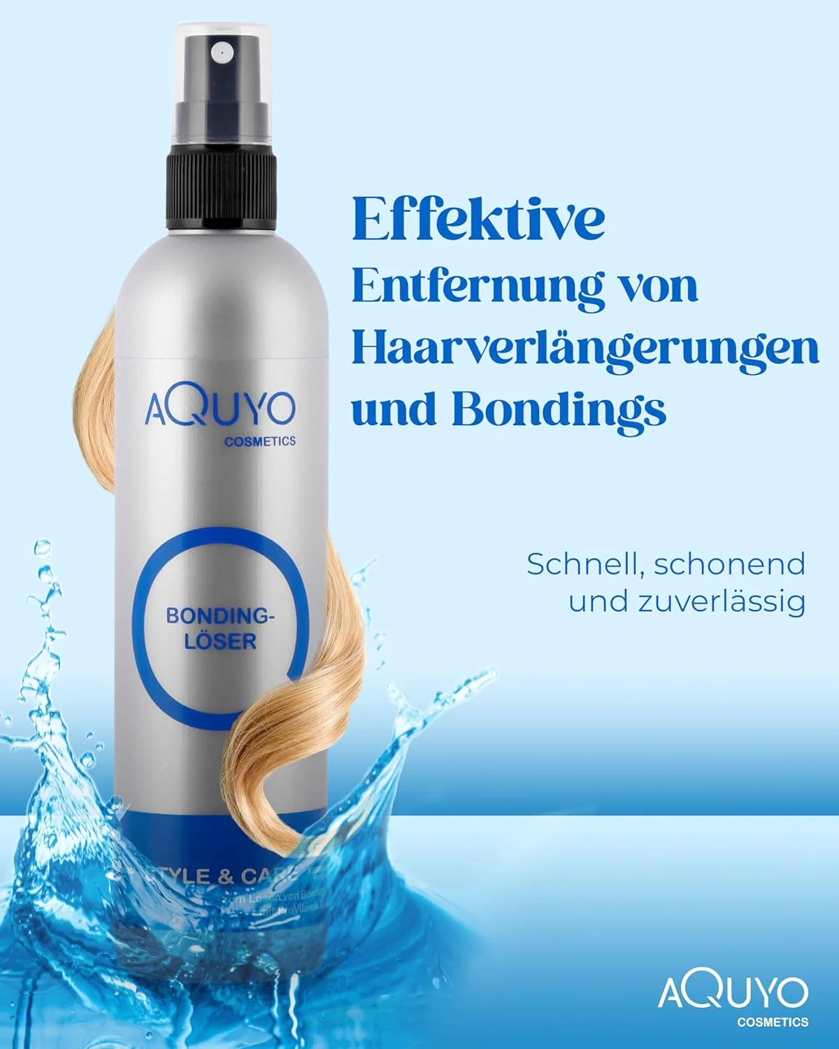 Растворитель для снятия наращивания Style & Care Bonding Solvent, 200 мл Aquyo Cosmetics — фото 2