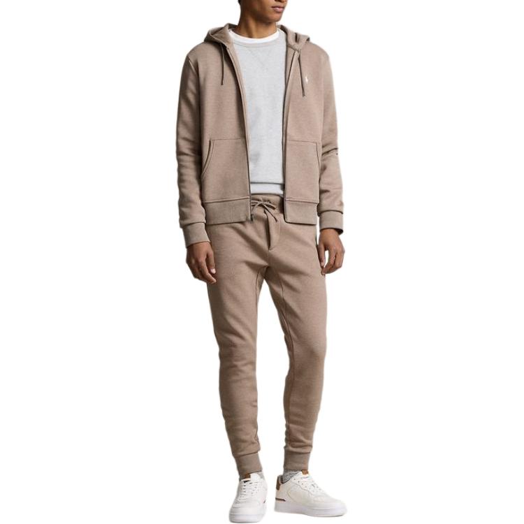 Толстовка Polo Ralph Lauren Double-Knit Full-Zip, темно-коричневый умбра — фото 2