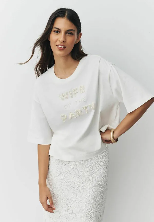 

Футболка с принтом Next, White, Белый, Футболка с принтом Next, White