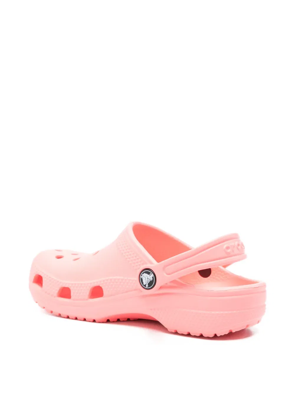 Классические тапочки с перфорированным ремешком Crocs Kids, розовый — фото 2