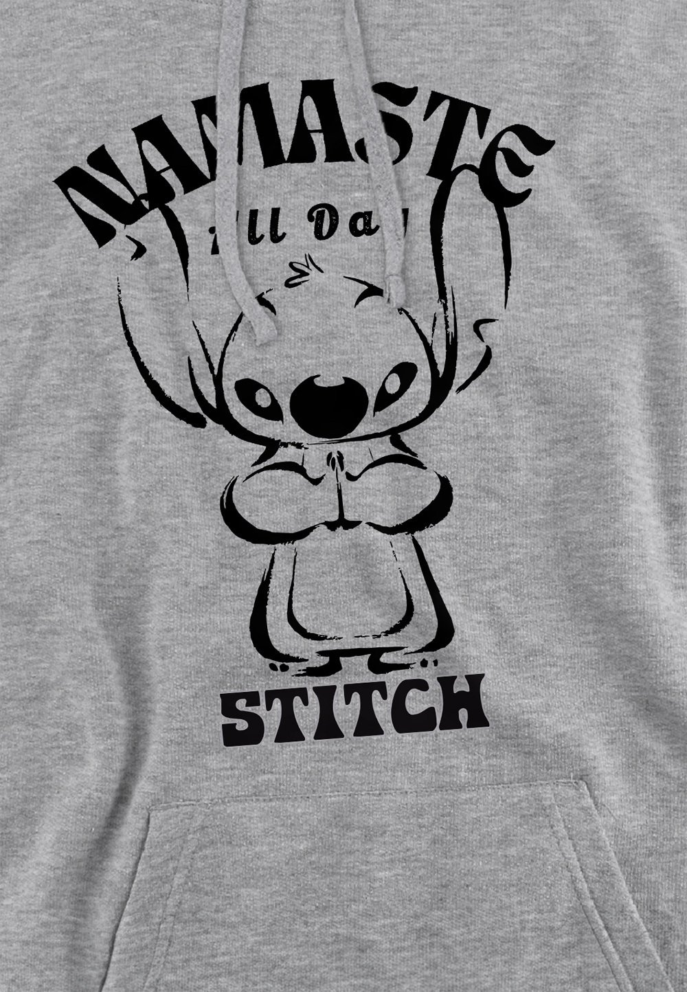 

Толстовка с капюшоном LILO AND STITCH NAMASTE ALL DAY PRINT Disney, серый