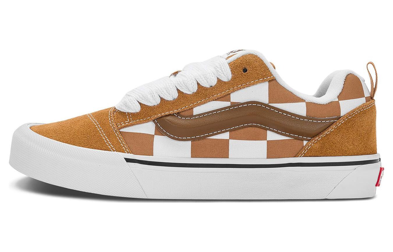 Обувь для скейтбординга Vans Knu Skool унисекс, Коричневый и Белый