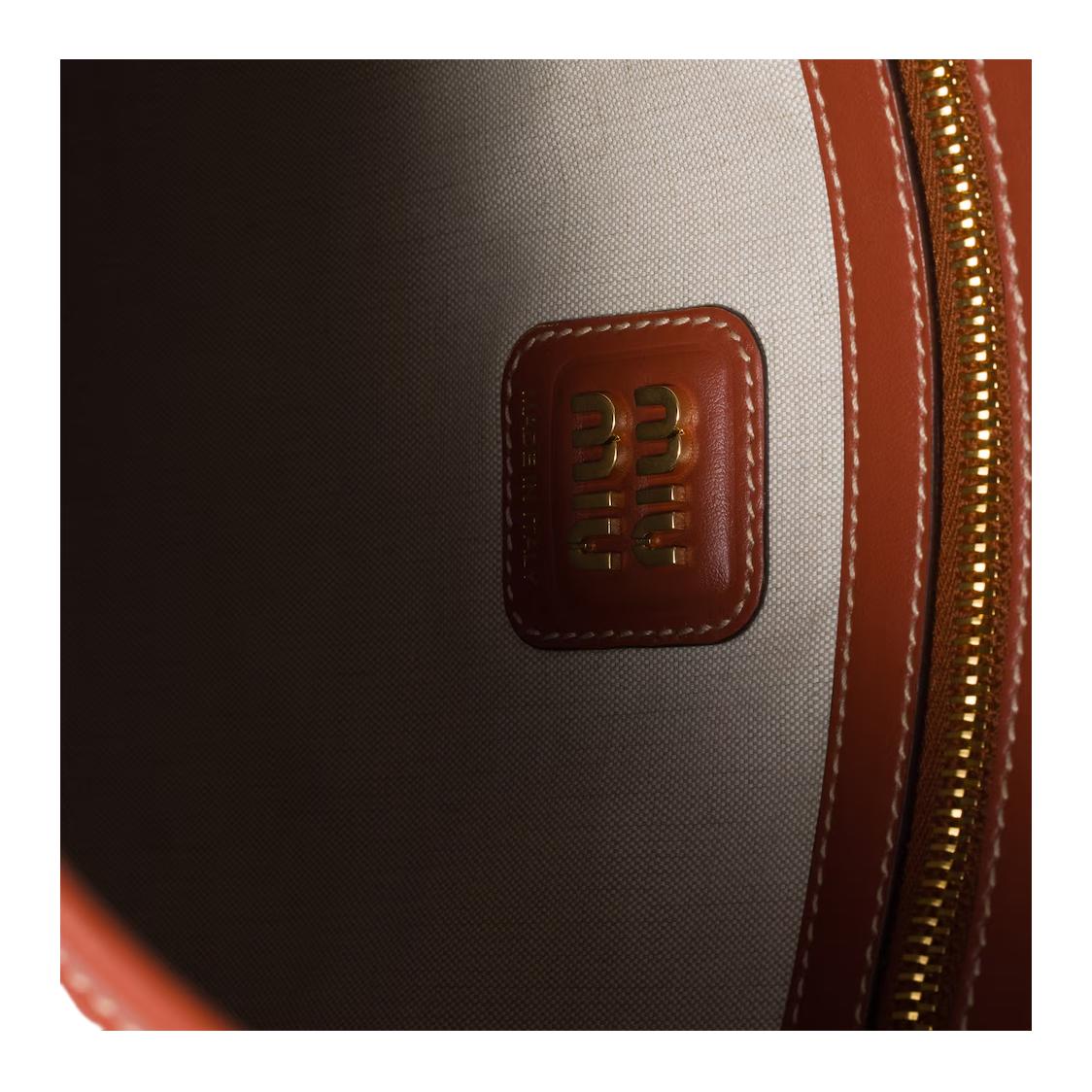 MIU MIU Сумка через плечо Ivy Cow Leather для женщин Rusty Red — фото 4