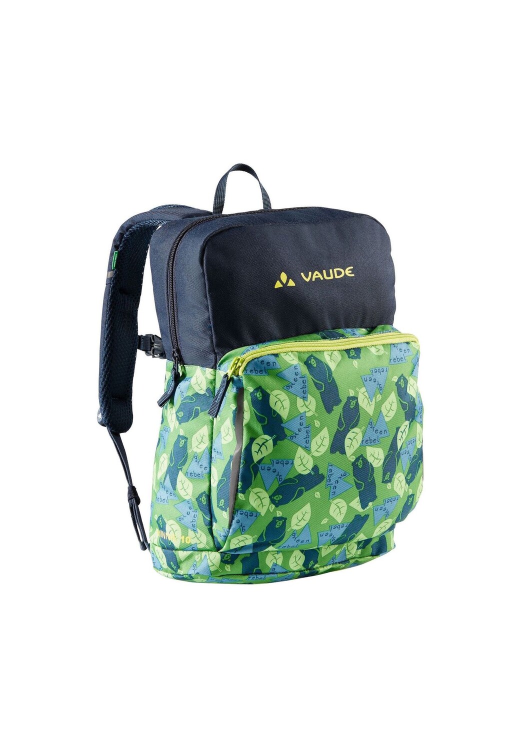 

Минни 10 - детский рюкзак 34 см VAUDE, цвет Parrot Green/Eclipse