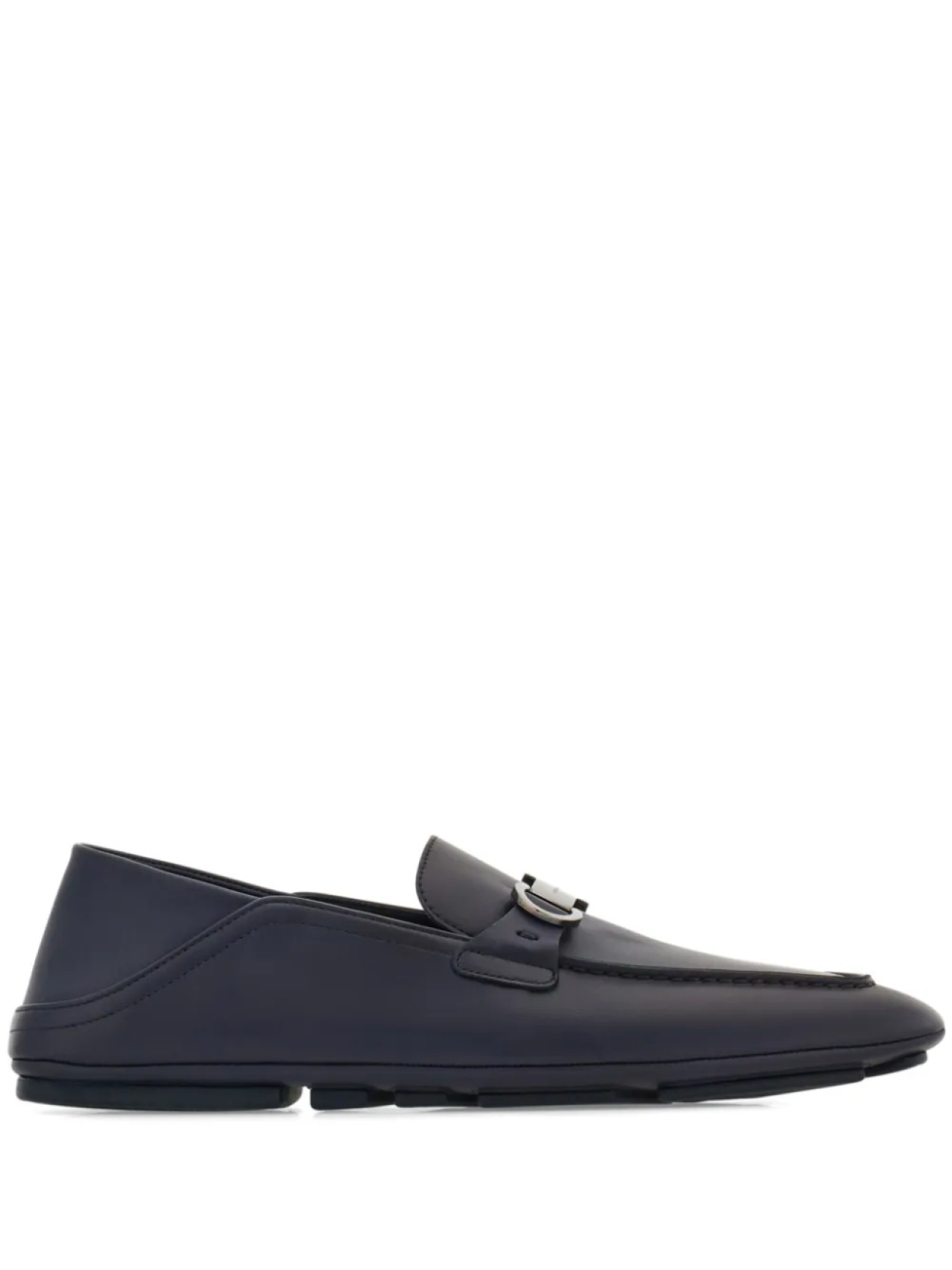 

Ferragamo лоферы с декором Gancini, синий