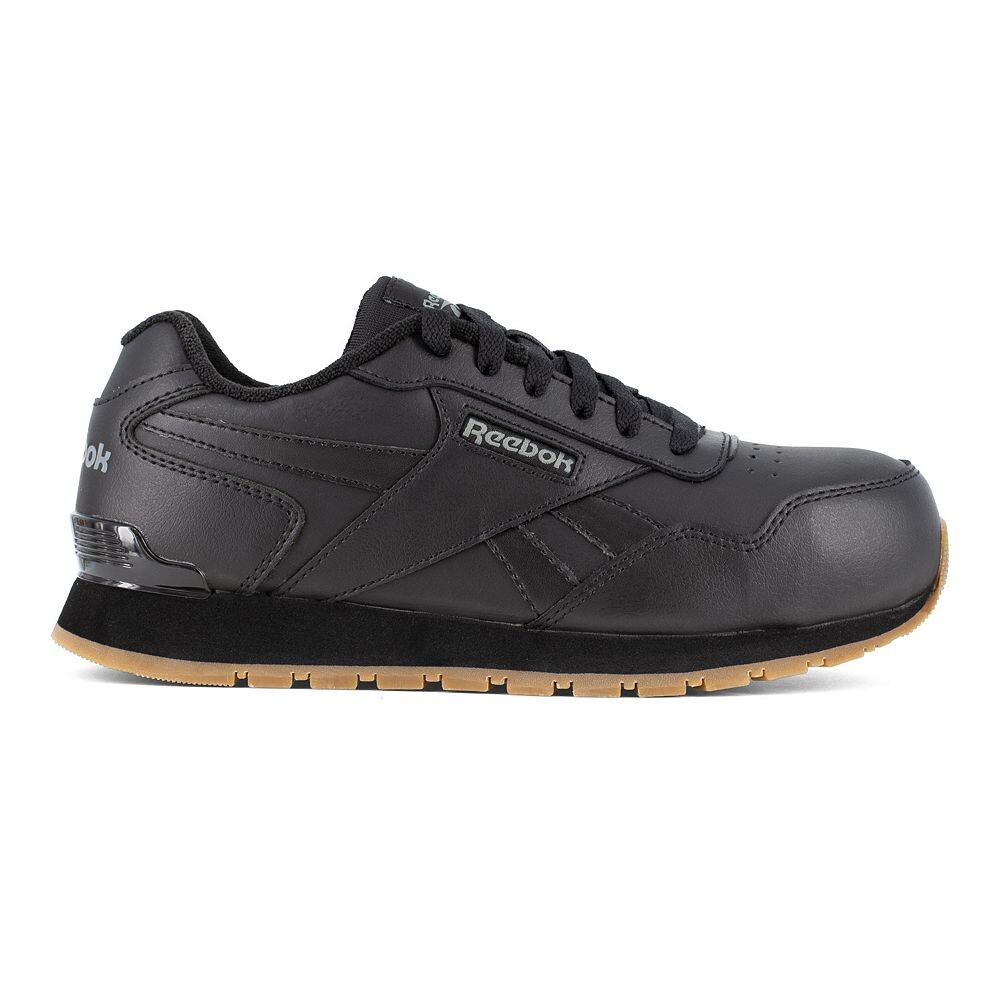 Мужские туфли Reebok Harman Work из кожи и замши с композитным носком, черный — фото 2