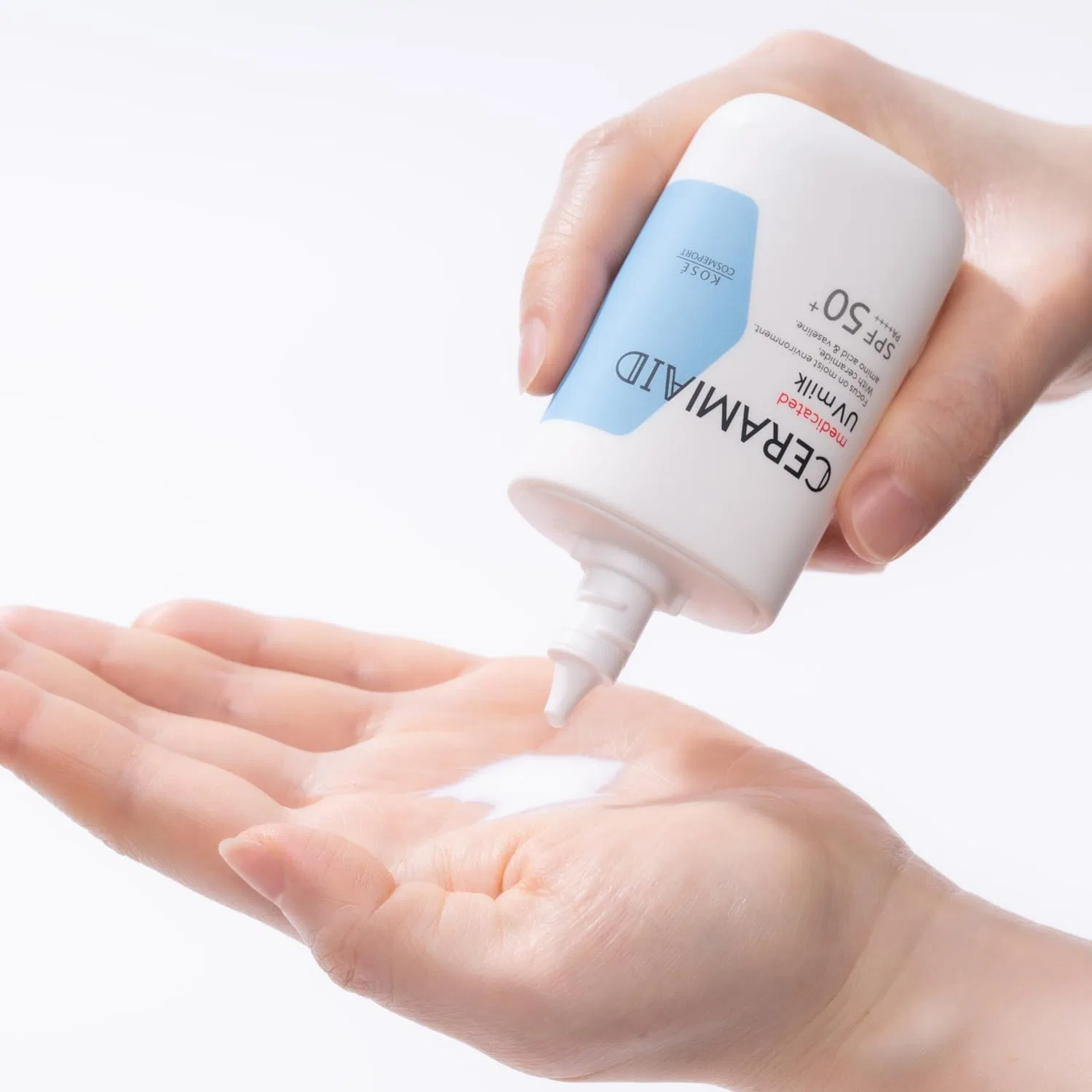 Солнцезащитное молочко Ceramide UV Milk Suncut 60 г белый — фото 3