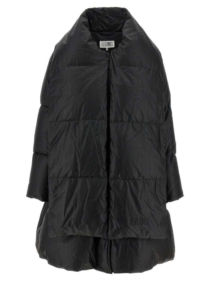 

Шарф-пуховик Mm6 By Maison Margiela, черный