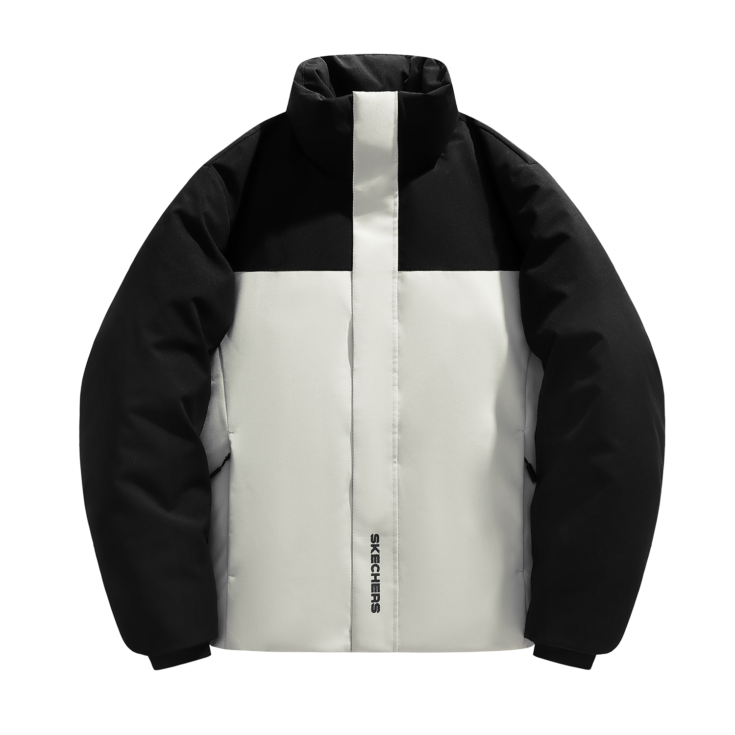 

Skechers Ячжуан серия пуховик унисекс, Full Moon Gray